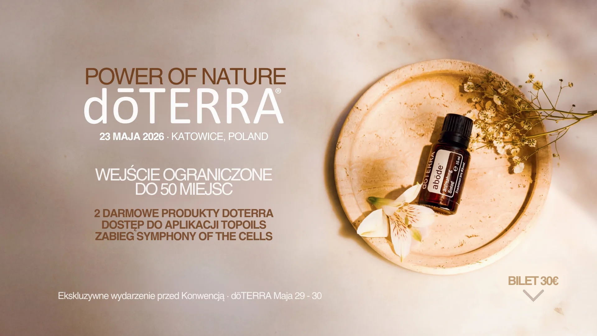 MetaPower x doTERRA banner